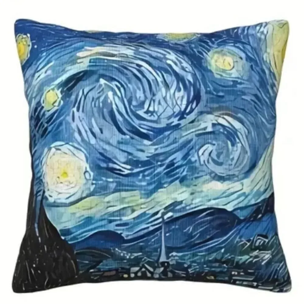Van Gogh Art Throw Pillow Covers Set